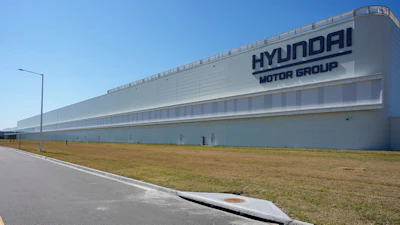 The Hyundai Motor Group Metaplant America is seen, March 26, 2025, in Ellabell, Ga.
