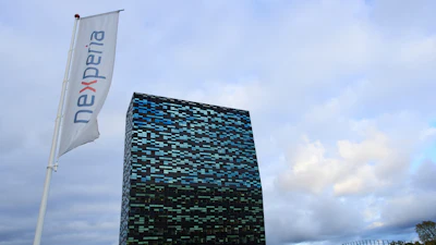 The head office of Chinese-owned chipmaker Nexperia is seen in Nijmegen, Netherlands, Tuesday, Oct. 14, 2025.