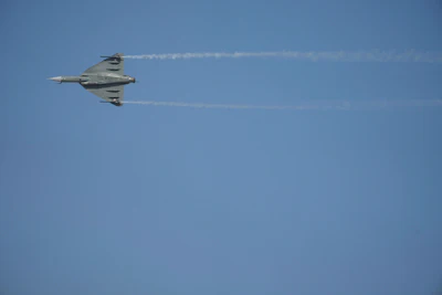 The Indian HAL Tejas during a demonstration moments before crashing at the Dubai Air Show, at Al Maktoum International Airport at Dubai World Central, Dubai, United Arab Emirates, Friday Nov. 21, 2025.