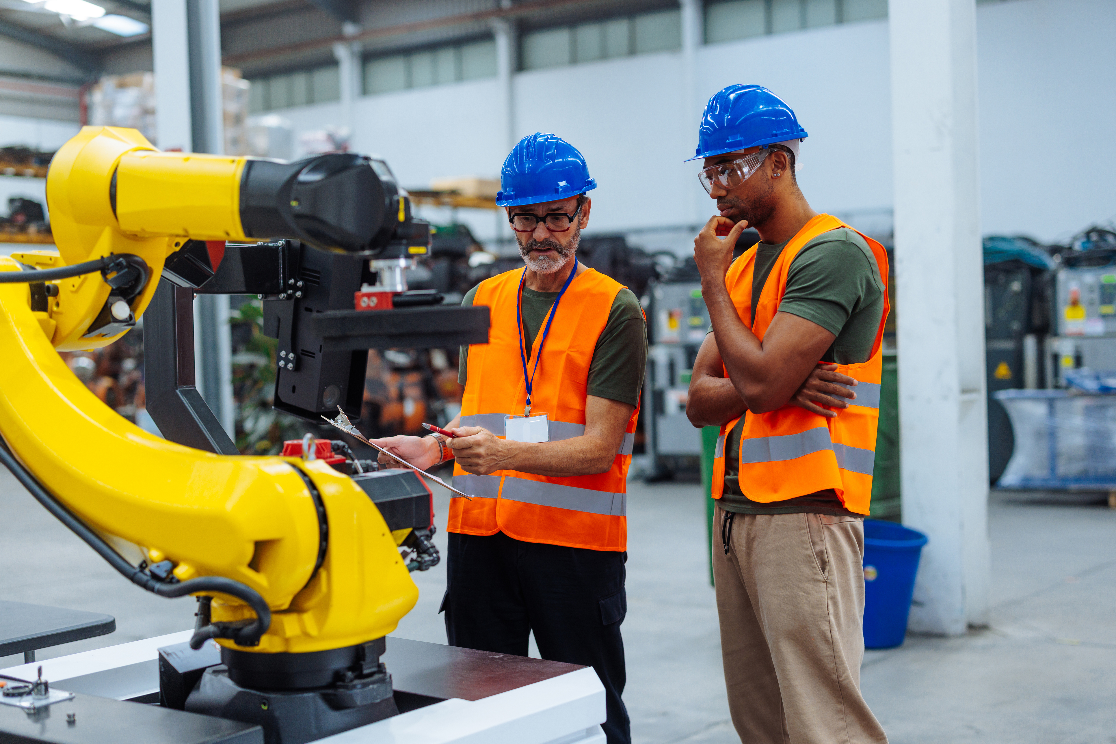 Workplace robotic training.