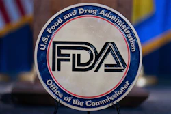 The Food and Drug Administration seal is seen at the Hubert Humphrey Building Auditorium in Washington, April 22, 2025.
