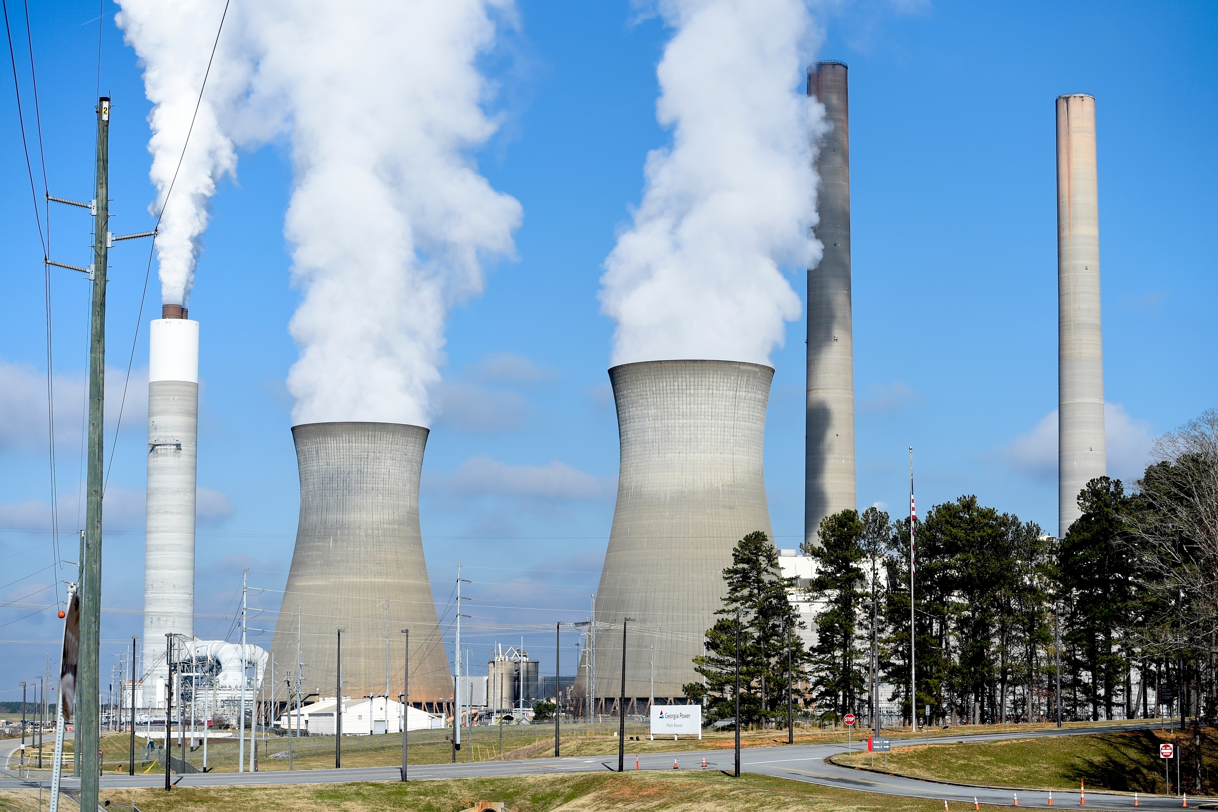 Plant Bowen, commonly known as Bowen Steam Plant, is a Coal power station, operating, Monday, Dec. 14, 2020, in Euharlee, Ga.