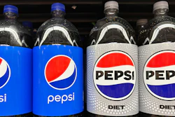 Plastic bottles of Pepsi are displayed at a grocery store, Nov. 15, 2023, in New York.