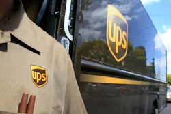 An April 25, 2011, file photo shows United Parcel Service driver Albert Palafox in Palo Alto, Calif.