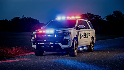 Sheriff's patrol SUV.