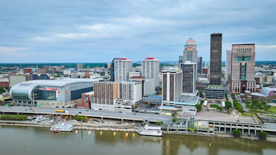 Downtown Louisville.