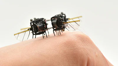 Chen’s group has been building robotic insects for more than five years.