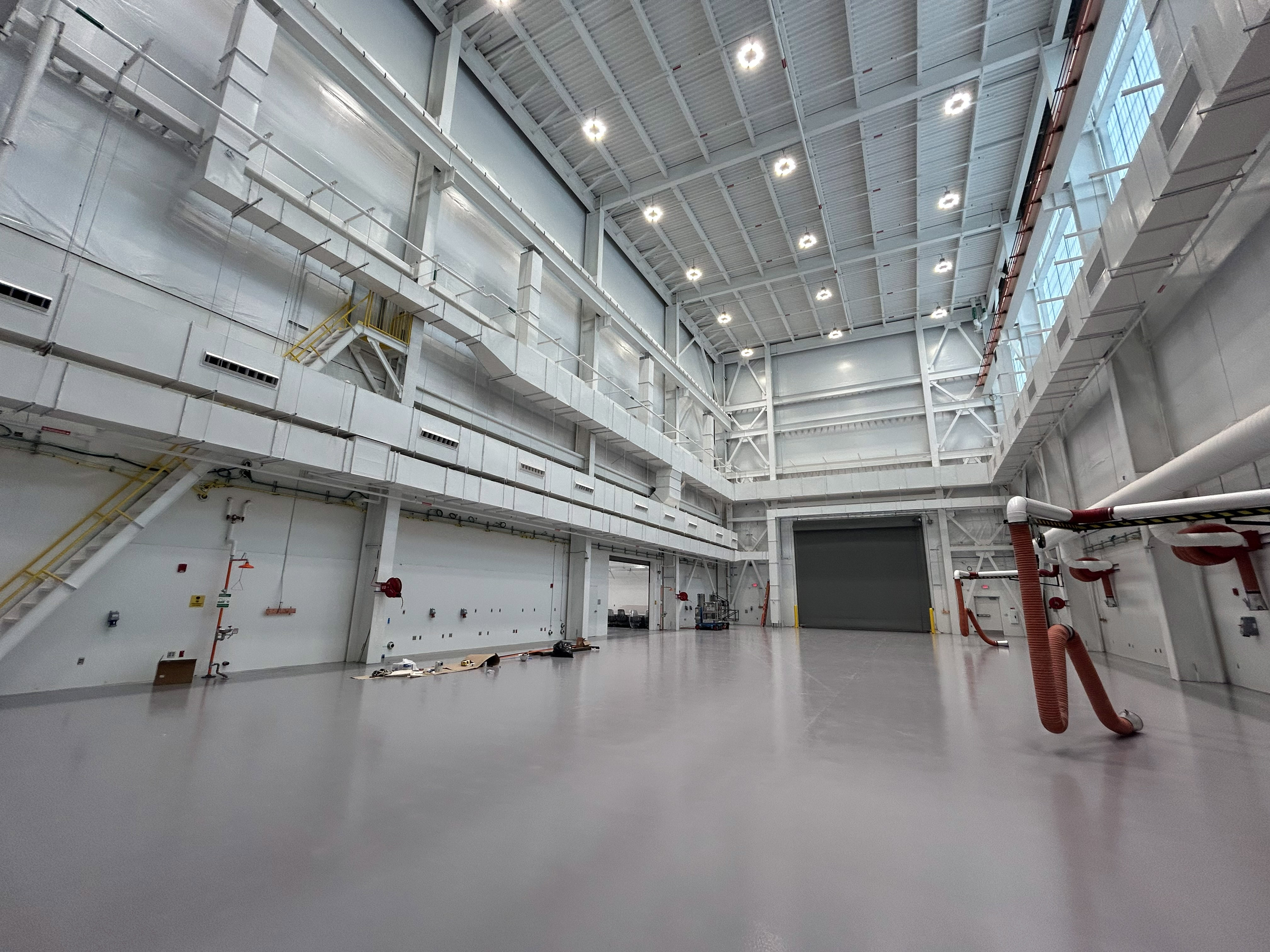 Lockheed Martin's new integration space.