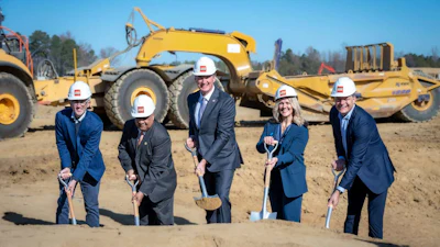 LEGO's groundbreaking ceremony in Chesterfield County, Virginia.