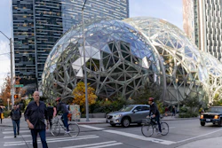 Amazon headquarters, Seattle, Dec. 2019.