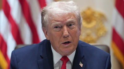 President Donald Trump speaks during a cabinet meeting at the White House, Thursday, Jan. 29, 2026, in Washington.