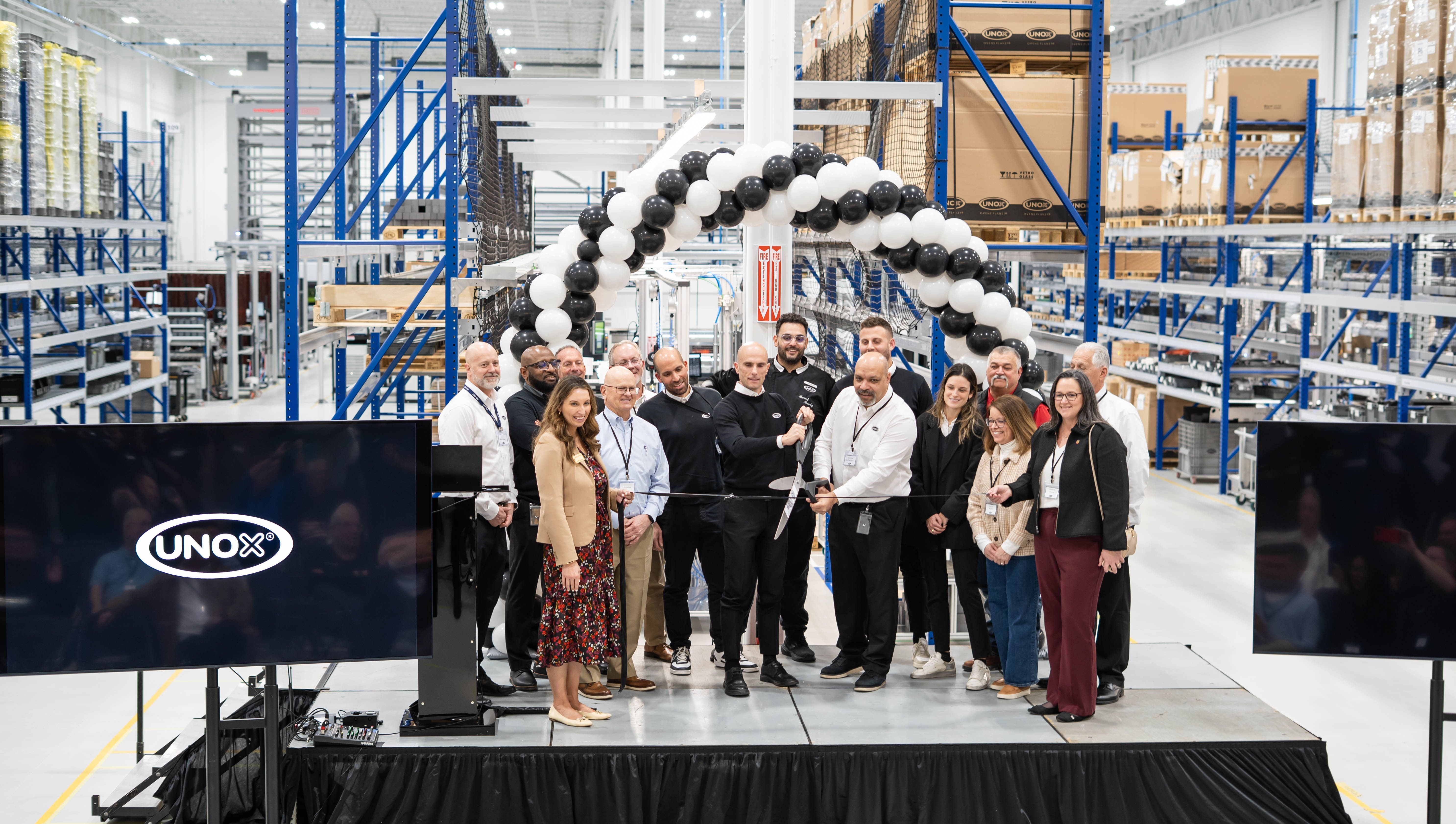 Unox cuts the ribbon on its new U.S. manufacturing facility in North Carolina.