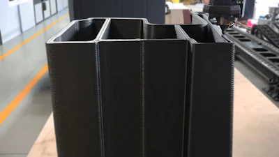 This cure tool was 3d-printed in 16 hours.