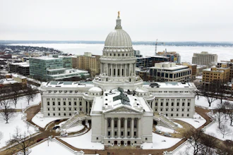 This Wisconsin State Capitol is seen on Dec. 31, 2020, in Madison, Wis.