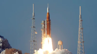 NASA's Artemis II moon rocket lifts off from the Kennedy Space Center's Launch Pad 39-B Wednesday, April 1, 2026, in Cape Canaveral, Fla.