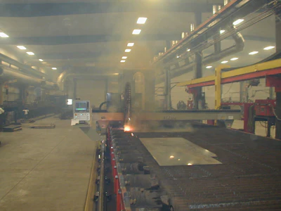 Before: Processes such as cutting, grinding, welding, mixing and material handling often create localized emissions.