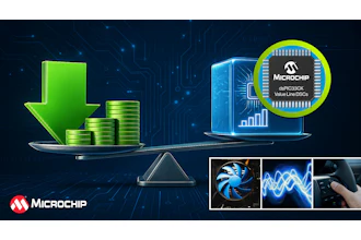 The dsPIC33CK Value Line Digital Signal Controllers (DSCs) from Microchip Technology.