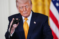 President Donald Trump at an event in the East Room of the White House, May 6, 2026.