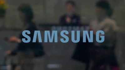 The logo of the Samsung Electronics Co. is seen at its office in Seoul, South Korea, Wednesday, May 20, 2026.