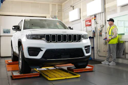 A Jeep Grand Cherokee is tested at the Detroit Assembly Complex – Jefferson.