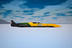 Jcb Hydromax On The Bonneville Salt Flats
