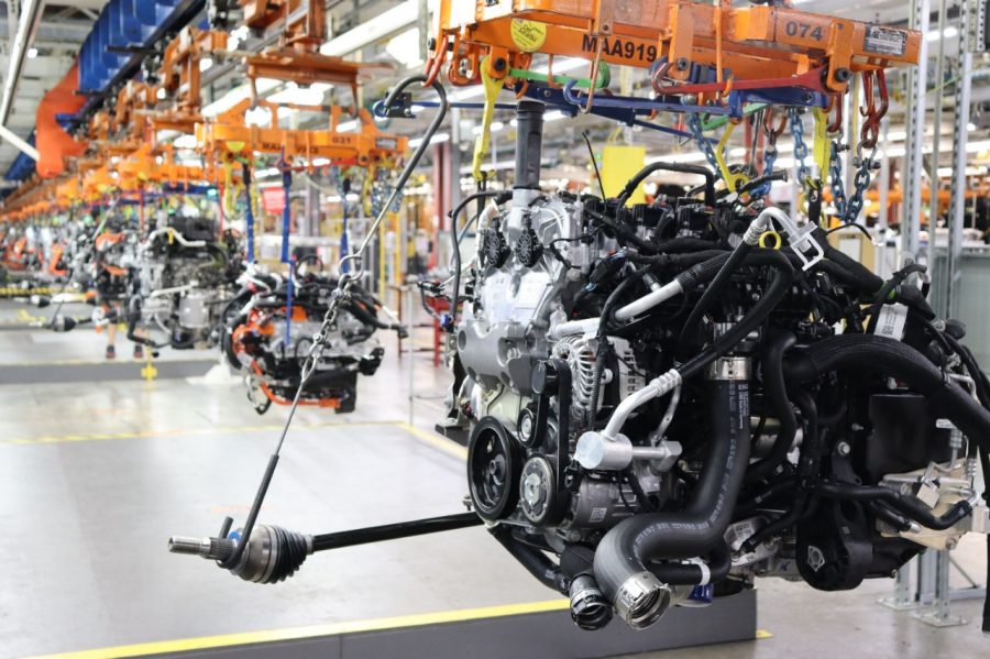 2.7L turbo engine assembly at Spring Hill.