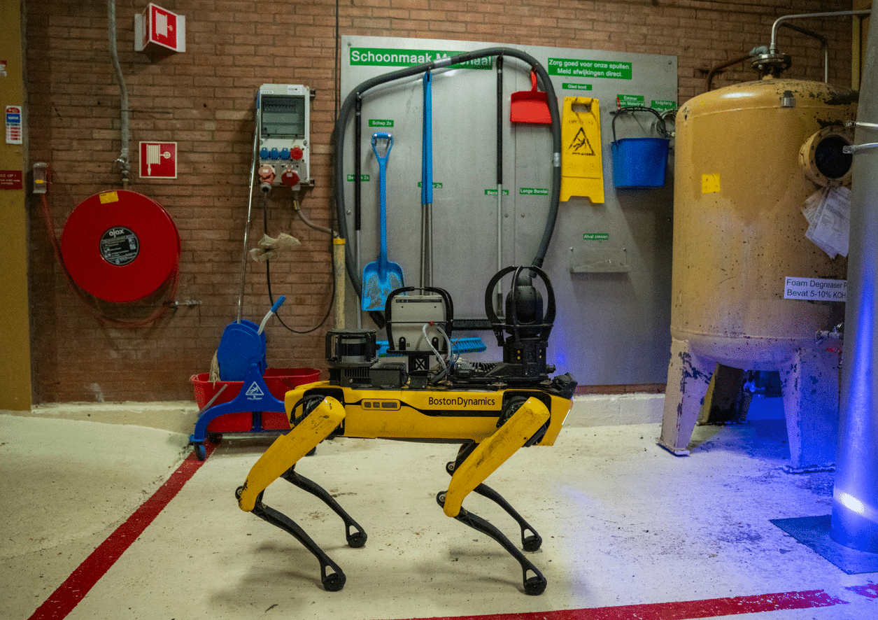 Boston Dynamics received a $25 million award to fund projects tied to manufacturing, workforce training and operations for the company’s Atlas, Spot (pictured) and Stretch platforms.