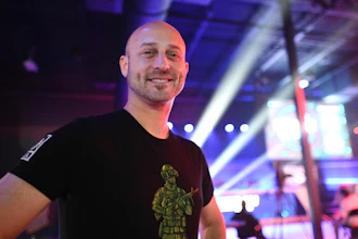 Joshua Baer, the founder and CEO of Capital Factory, poses for a photo at the Force Con event, May 29, 2022, in San Antonio, Texas.