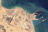 This satellite image from Planet Labs PBC shows the Ras Laffan industrial area in Qatar on March 6, 2026.
