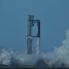 SpaceX's mega rocket Starship begins its take off but is aborted, in Starbase, Texas, Thursday, July 16, 2026.