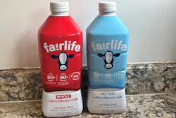 Fairlife milk products are seen in New York on Friday, July 17, 2026.
