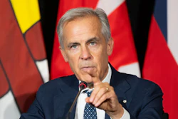 Prime Minister Mark Carney speaks to reporters during the closing news conference at the First Ministers Meetings in Charlottetown, Prince Edward Island, July 23, 2026.