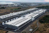 Amazon Web Services data center is visible on Aug. 22, 2024, in Boardman, Ore.