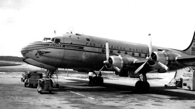 This undated image provided by the Pan Am Historical Foundation on Tuesday, July 21, 2026, shows the Clipper Endeavor.