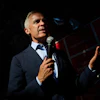 Prime Minister Mark Carney speaks at a campaign event for Liberal Party Beaches-East York byelection candidate Tanveer Shahnawaz at The Stone Lion Pub, Toronto, Aug. 5, 2026.