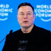 Elon Musk attends the annual meeting of the World Economic Forum in Davos, Switzerland, Jan. 22, 2026.