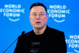 Elon Musk attends the annual meeting of the World Economic Forum in Davos, Switzerland, Jan. 22, 2026.