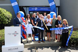 Ribbon-cutting ceremony at Fuchs Lubricants' Americas Technology Center, Taunton, Mass.