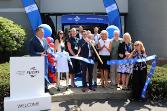 Ribbon-cutting ceremony at Fuchs Lubricants' Americas Technology Center, Taunton, Mass.