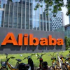 The logo of Chinese technology firm Alibaba is seen at its office in Beijing, Aug. 10, 2021.