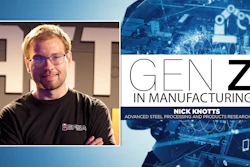 Professional portrait of Nick Knotts from Advanced Steel Processing and Products Research Center promoting Gen Z in Manufacturing initiative