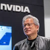 Jensen Huang, president and CEO of Nvidia, waits for a groundbreaking ceremony for an expansion of Coherent's manufacturing facility to begin on June 16, 2026, in Sherman, Texas.
