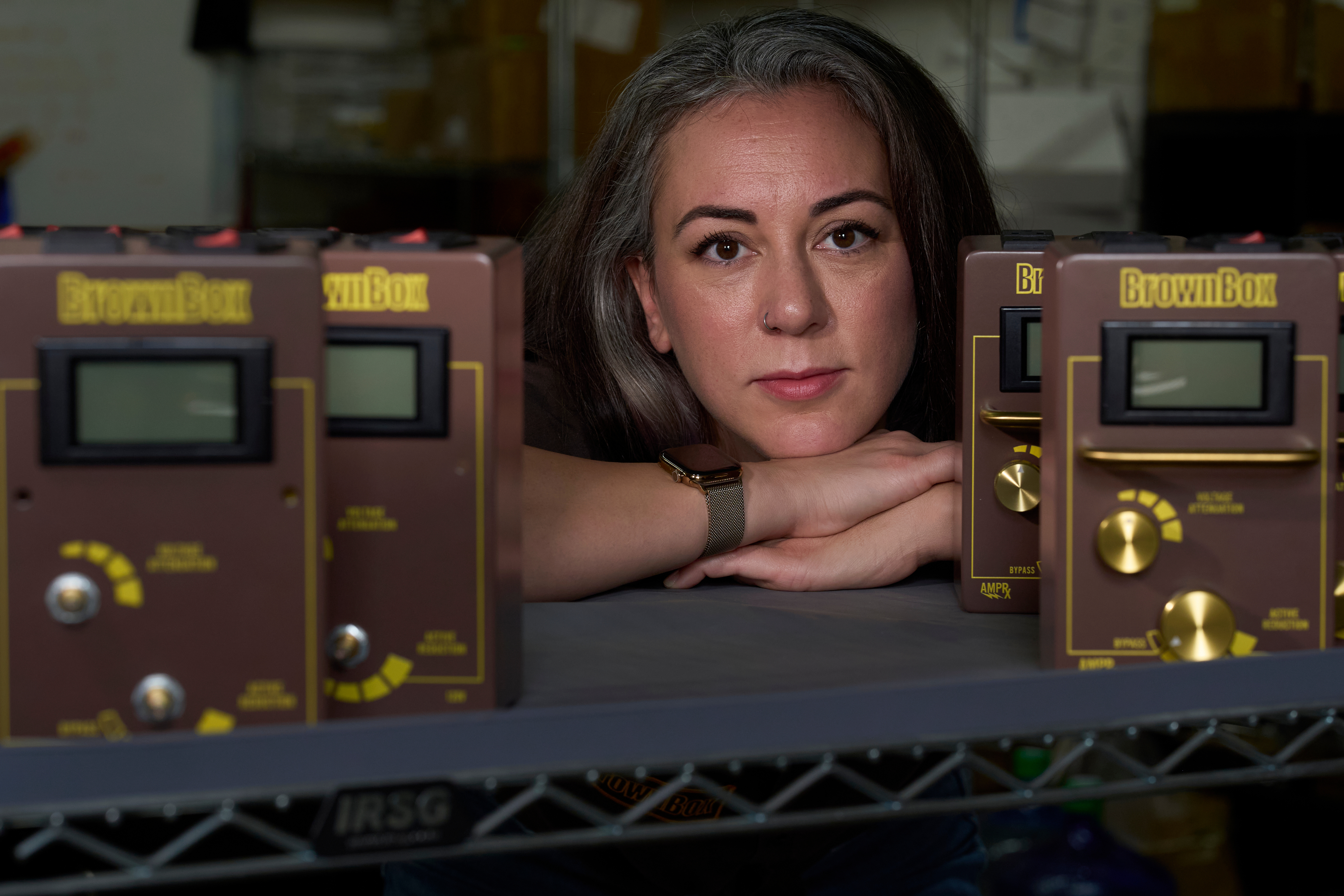 Cassandra Sotos, co-owner and CEO of AmpRx, poses for a portrait at the company's warehouse Saturday, Sept. 12, 2026, in Mt. Juliet, Tenn.