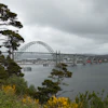 View of the Yaquina Bay Bridge in Newport, Ore.