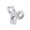 White dual-head motion-activated security light fixture with sensor and adjustable arms